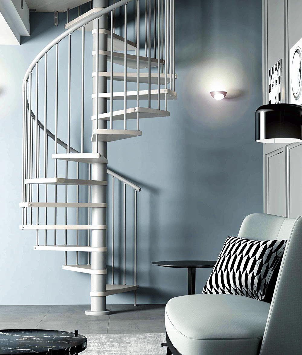 Spiral C20 Staircase White/Beech 110 cm